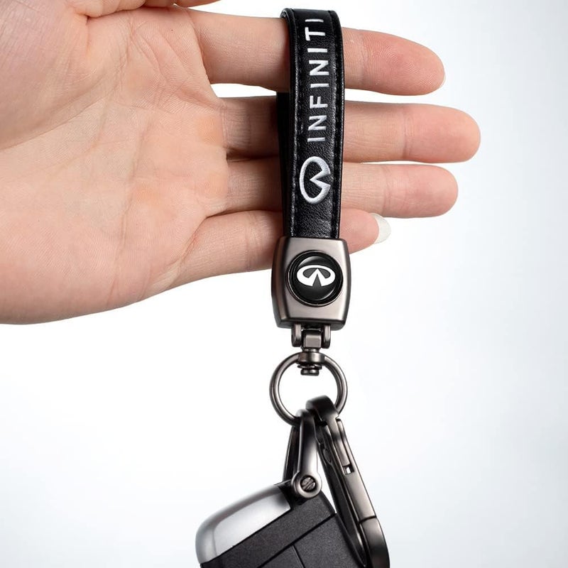 DSVI Leather Car Keychain Keyring for Baseball Fans, Car Key Fob Holder Keychain Lanyard for Baseball Fans - Image 3